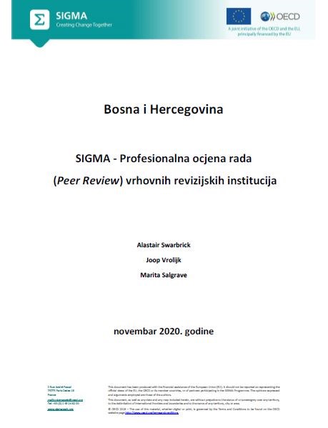 Izvještaj o profesionalnoj ocjeni rada vrhovnih institucija za reviziju u BiH